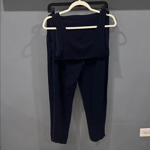 Monrow blue soft tank jumpsuit size M - Picture 4 of 5